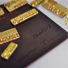 Timbro logo personalizzato ottone goffrato stampo per pelle legno carta torta pressa calda