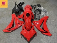 Kit Carene Rosso Nero per 2008-2011 Honda CBR1000RR 08 09 10 11 in ABS Iniezione