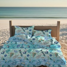 COPRILETTO ESTIVO MARE BLU