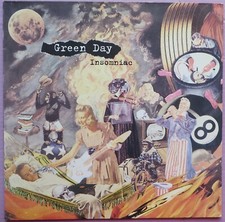GREEN DAY - INSOMNIAC -  VINYL LP INSERT INSIDE - EUROPE  1995 EX/EX+