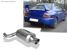 Scarico Sportivo IN Acciaio Inox Mitsubishi Lancer Evolution VII - Evo 7 129mm