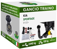 Gancio Verticale Estraibile