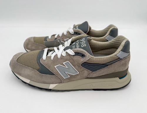 New balance 998 grigio argento - new,