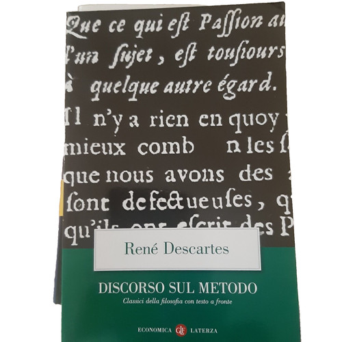 Discorso sul metodo rene - discorso,