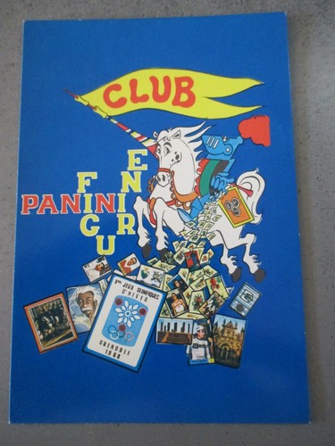 Cartolina club figurine panini - club,