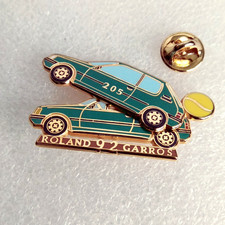Pin's lapel pin pins Peugeot 205 Roland Garros 92 zamac Arthus Bertrand Paris