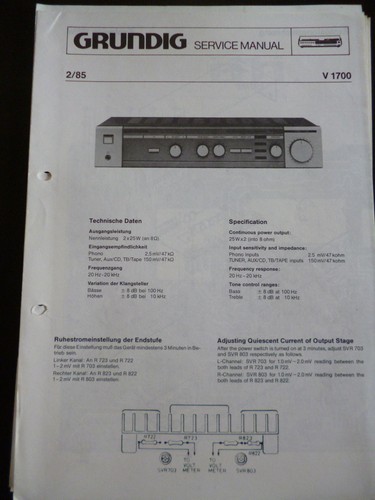 Manuale servizio originale - manuale,