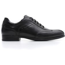 SCARPA CASUAL CLASSICA NEROGIARDINI UOMO NUOVA COLLEZIONE A800420U MADE IN ITALY