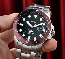 Orologio Uomo Fossil Blue Dive