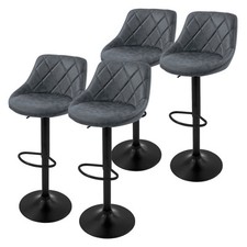 Set 4 sgabelli da bar finta