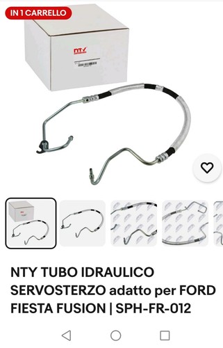 Tubo idroguida ford fiesta - tubo,