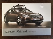 Depliant Mercedes Classe S Accessori Originali In italiano Giugno 2009