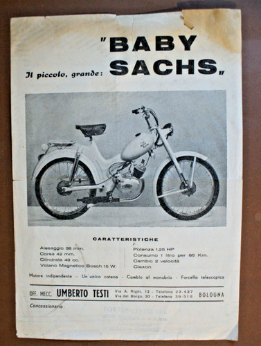 Mm013 motociclo baby sachs - mm013-motociclo,