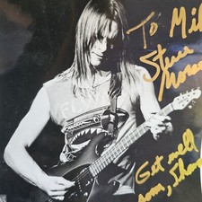 Vintage Steve Morse anni 1992 firmato autografo lucido 8x10 music man Ernie Ball