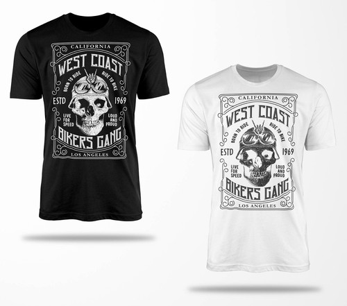 Shirt biker b0119 chopper - biker,