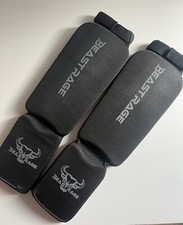 Coppia Paratibia Beastr con Parapiede Protezioni Gambe MMA Kick Boxing