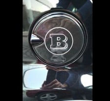 1 Adesivo Resinato Tappo Benzina 3D BRABUS Smart for two 451 tutti i colori 