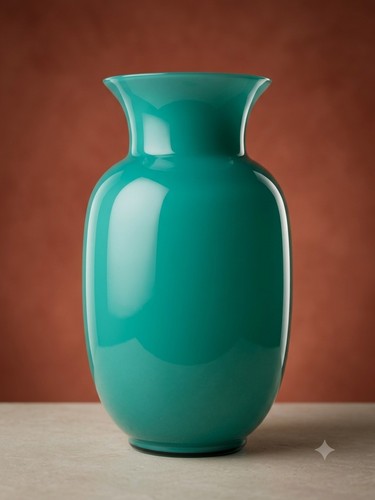 Vaso murano verde - vaso,