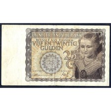 NETHERLANDS 25 Gulden 1940 -