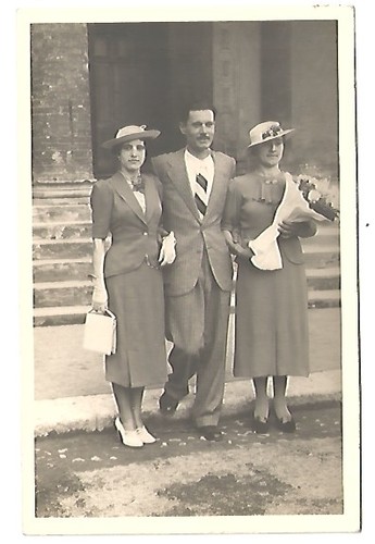 Bologna 1937 matrimonio prof - bologna,