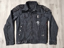 Giacca nera vintage Guess Punk