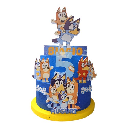 Torta scenografica bluey - torta,