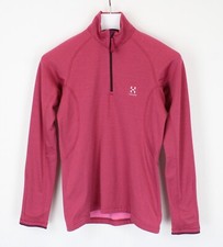Felpa Haglofs Tribe donna XS maglione mezza zip collo rosa