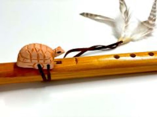 Flauto tartaruga legno - tartaruga, con