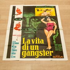 LA VITA DI UN GANGSTER poster manifesto Corman Steve Cochran I Mobster C11