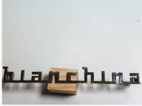 Replica scritta bianchina - replica,