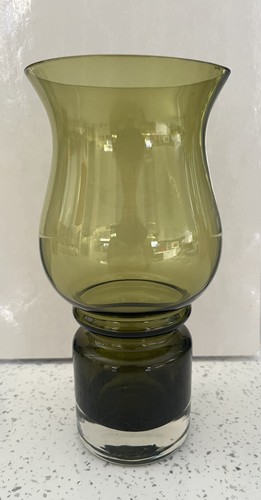 Vaso vetro artistico - , verde