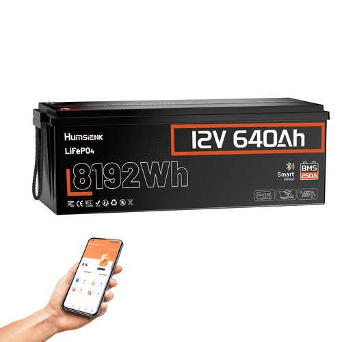Batteria 12v 640ah 8192wh - batteria,