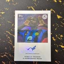 Topps Simplicidad 2024 - Inter - Marcus Thuram 21/25 - AUTO