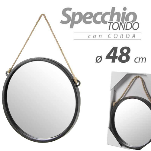 Specchio con corda - specchio, cm