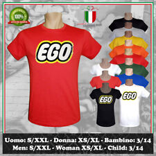 T-SHIRT EGO PARODIA ISPIRATA TRASH NO MY HAPPINESS FEDEZ TV UOMO DONNA BAMBINO