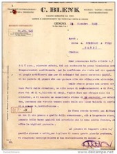 FATTURA-GENOVA-VAGONI SERBATOI DA VINO-C.BLANK-1923