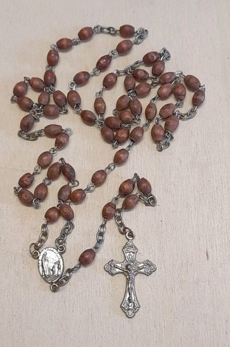 Antico rosario vintage con - rosario,