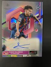 TOPPS CHROME FINEST FABIO BLANCO ROOKIE AUTO FC BARCELLONA