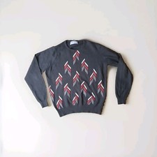 VINTAGE BALLANTYNE maglione cardigan donna lusso 100% cashmere Scozia taglia 36