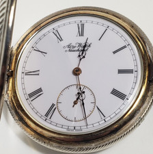 Orologio da tasca vintage Aero Watch Neuchatel Sterling Swiss Made 17 Jewels funzionante