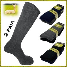 2 PAIA di calze TERMICHE uomo