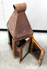 ANTICA LANTERNA FERROVIERE A CARBURO PRIMI 900 ALTEZZA CM.40