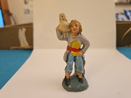Personaggio presepe vintage - personaggio,