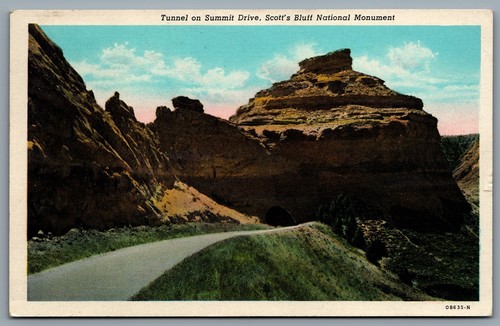 Postcard scott bluff - postcard,