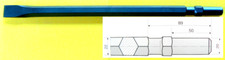 Scalpello TP 22 per macchine Hilti TP 800 e TE 804, scalpello piatto lunghezza 500 mm 