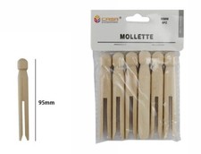 x Set 6 Pezzi Mollette Pinze