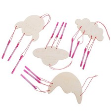  4 Sets Kit Campanello Vento Fai Da Te Artigianato Del Ringraziamento