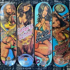 Rockin' Jelly Bean Skateboard Deck SANTACRUZ set completo di 4 pezzi di JP