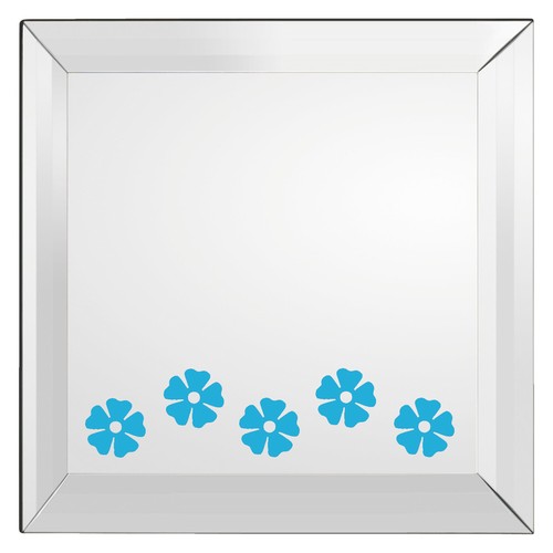 Adesivi fiori vinile - x,