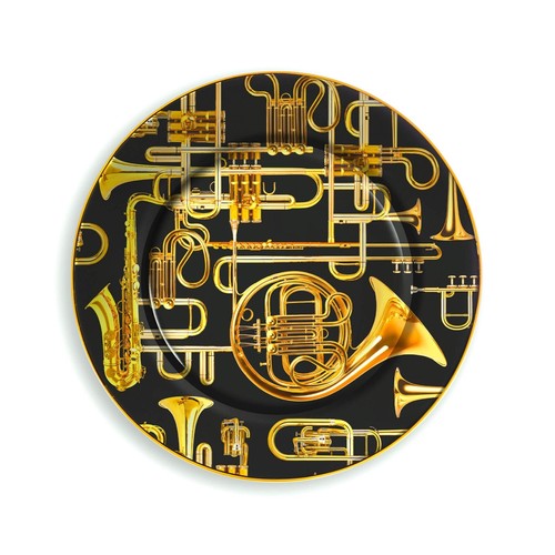 Seletti piatto trumpets - piatto, gold